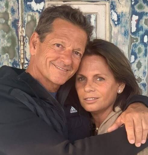 Susana Martin Ramos with her husband.